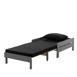 Jugendzimmer Schlafsessel in Grau & Schwarz - Fortoria