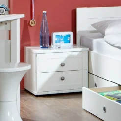 Jugendzimmermöbel Masculino in Weiß Set (sechsteilig)