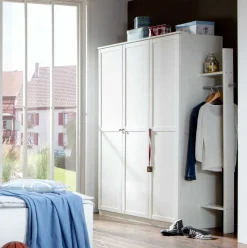 Jugendzimmermöbel Masculino in Weiß Set (sechsteilig)