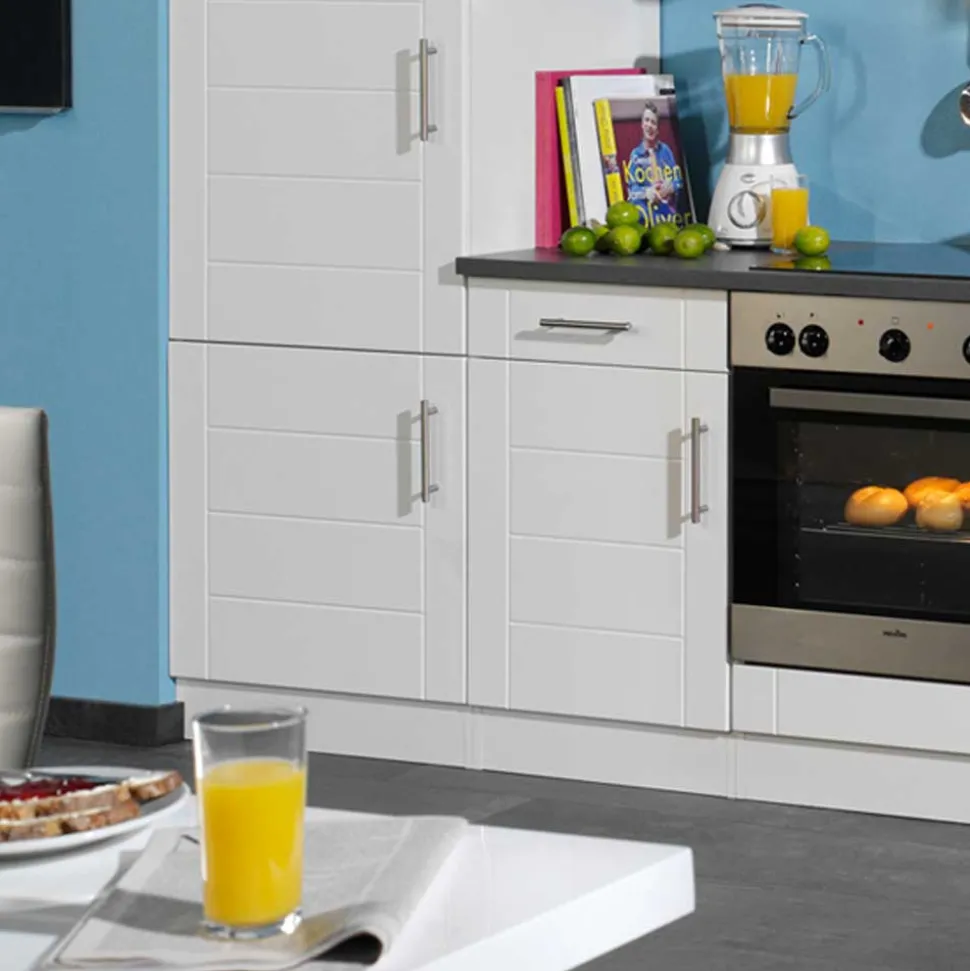 Küchenblock Flemingo in Weiß (sechsteilig)