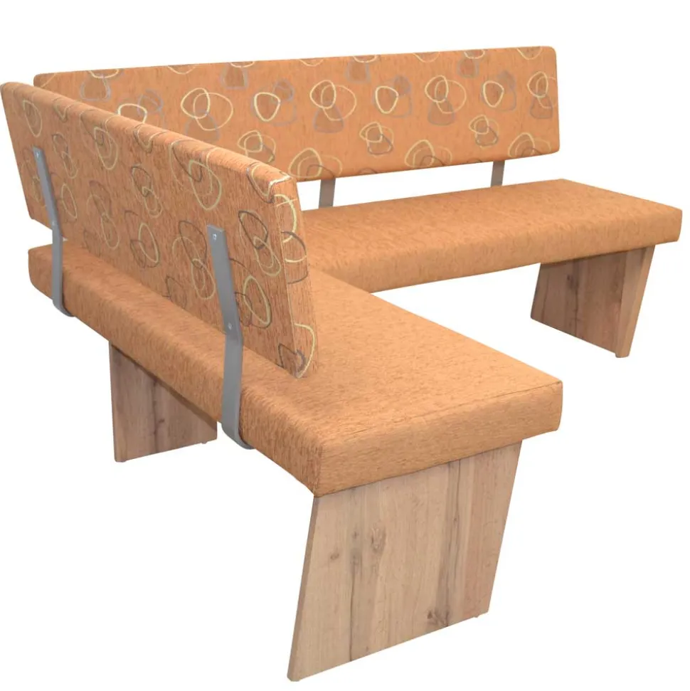 Küchen-Eckbank in Braun und Eiche - Minik