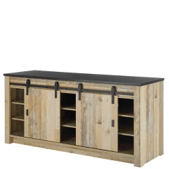 Küchen-Einrichtung mit Insel Set - Garisa (siebenteilig)