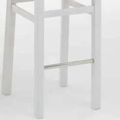 Küchenhocker Yoan in Weiß Grau