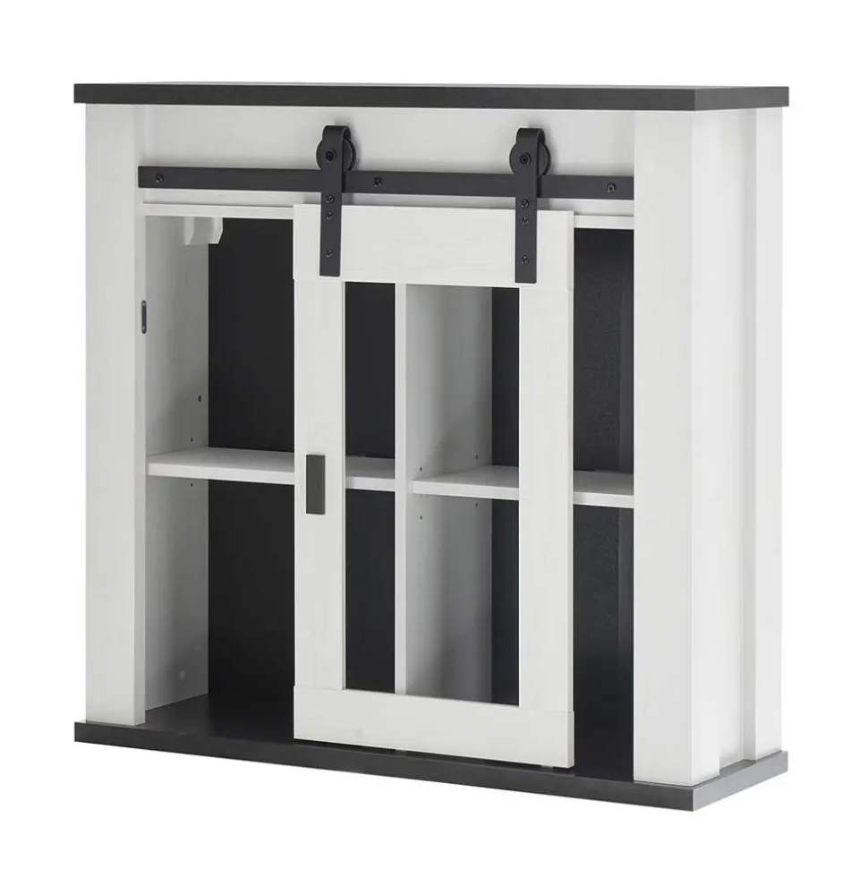 Küchenmöbel Kombination in Weiß Grau - Eture (dreiteilig)