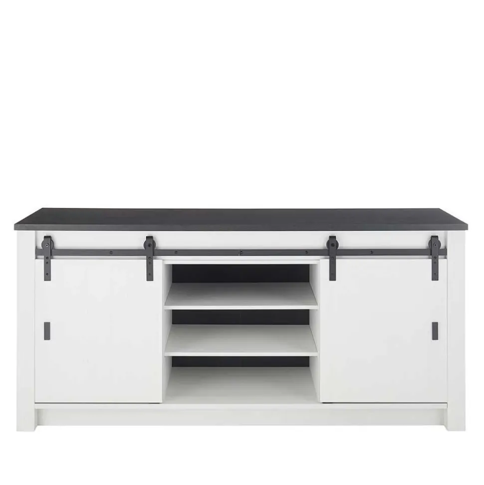 Küchenmöbel Kombination in Weiß Grau - Eture (dreiteilig)