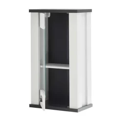 Küchenmöbel mit Theke in Weiß & Grau - Eture (sechsteilig)