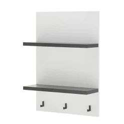 Küchenmöbel mit Theke in Weiß & Grau - Eture (sechsteilig)