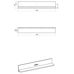 Küchenschränke & Regal in Altholz Optik - Garisa (vierteilig)