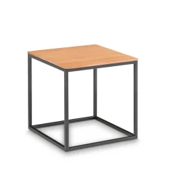 Kernbuche Beistelltisch im Würfeldesign - Sidrana