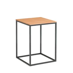 Kernbuche Beistelltisch im Würfeldesign - Sidrana