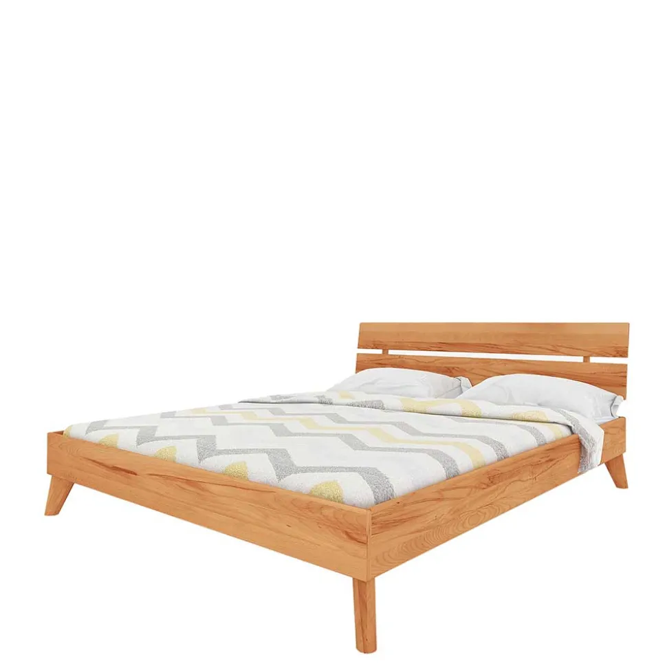 Kernbuche Holzbett mit Überlänge 220 cm - Junola III