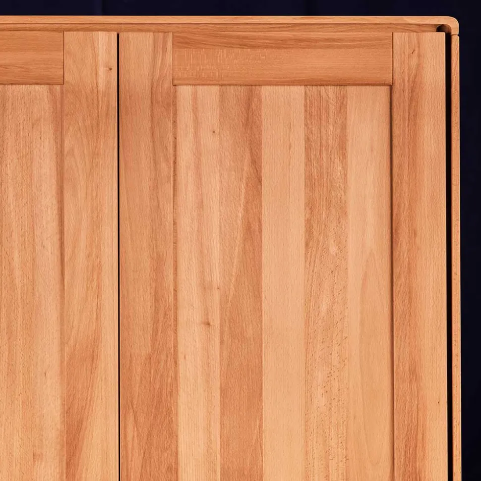 Kernbuche Kleiderschrank mit 2 Türen - Junola