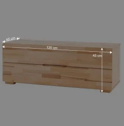 Kernbuche Lowboard Clorina geöltes Massivholz