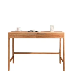 Kernbuche Schminktisch mit zwei Schubladen - Lana