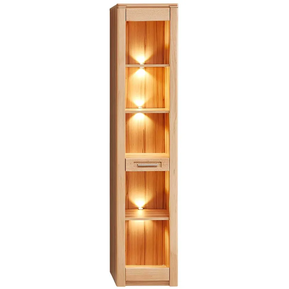 Kernbuche Vitrine mit einer Tür - Amyonta