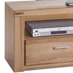 Kernbuche Wohnwand Möbel Set - Uhelia (vierteilig)