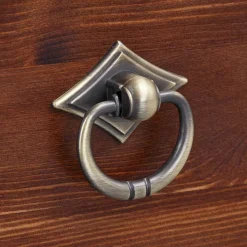 Kiefer Holzregal in Dunkelbraun lackiert - Luvin