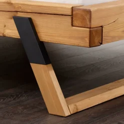 Kiefernholz Bett auf Kufen - Kalastania