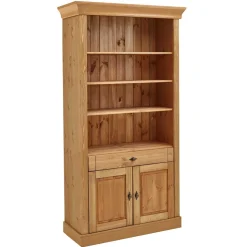 Kiefernholz Landhaus Regal 108x203x45 cm - Piatra