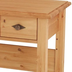 Kiefernholz Schreibtisch kompakt 102x53 cm - Piatra