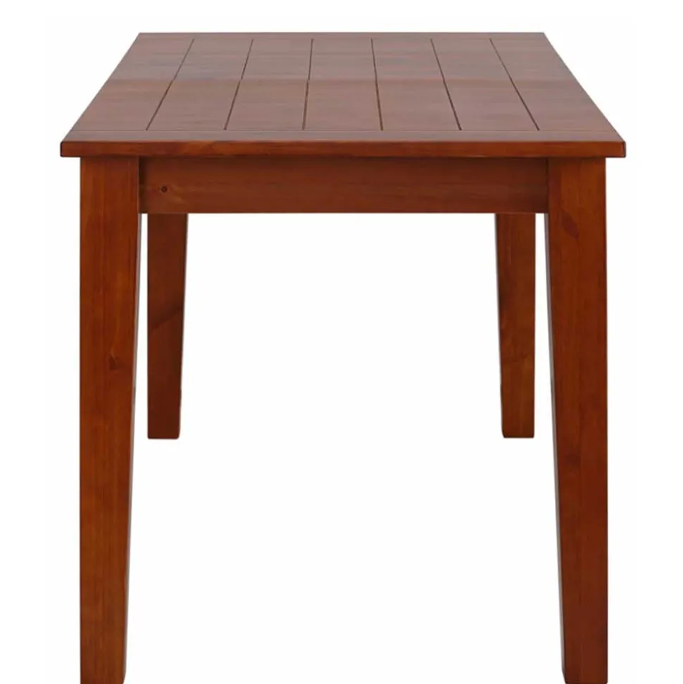 Kiefernholz Tisch in Braun lackiert - Marrone