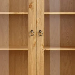 Kiefernholz Vitrine gebeizt und geölt - Goro