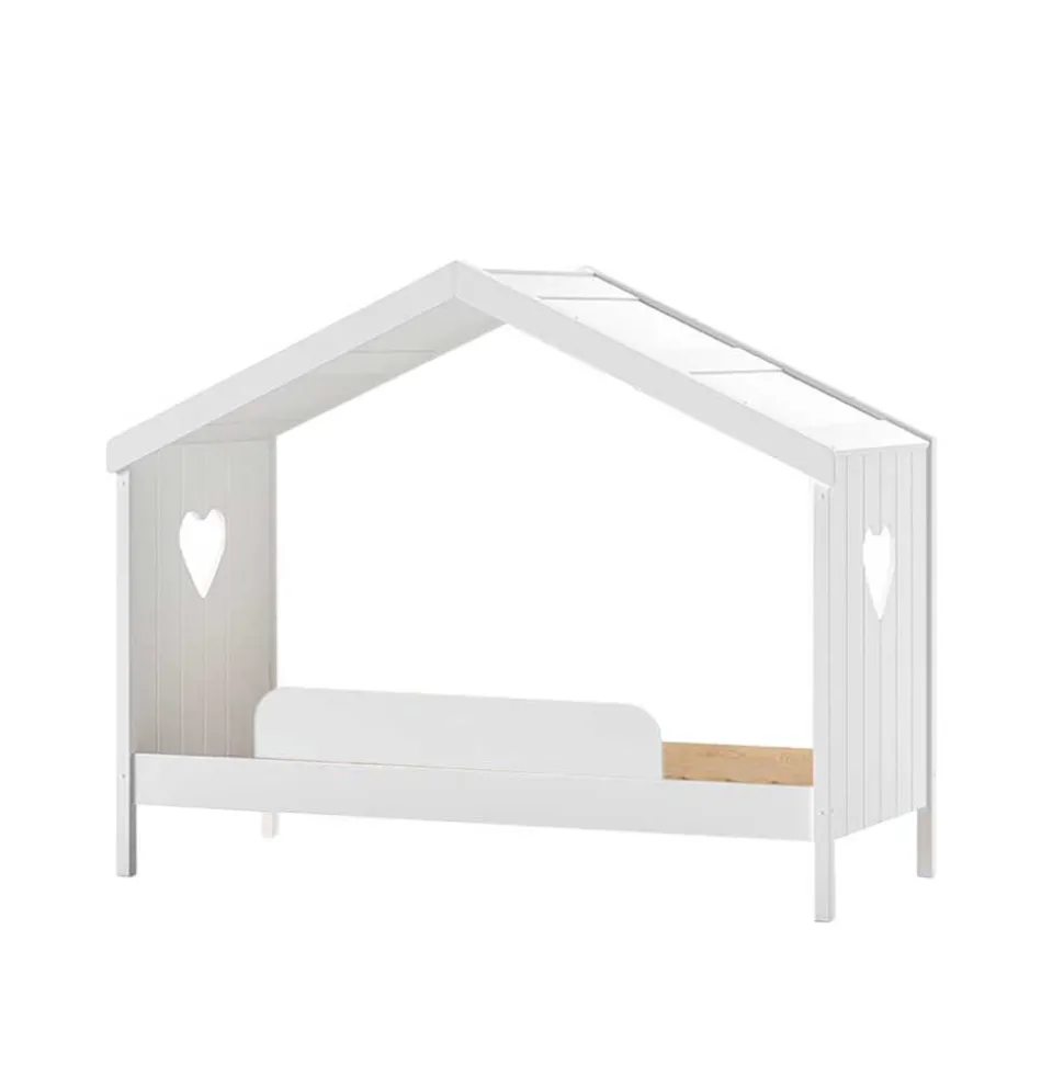 Kinder Hausbett in Weiß - Grandory