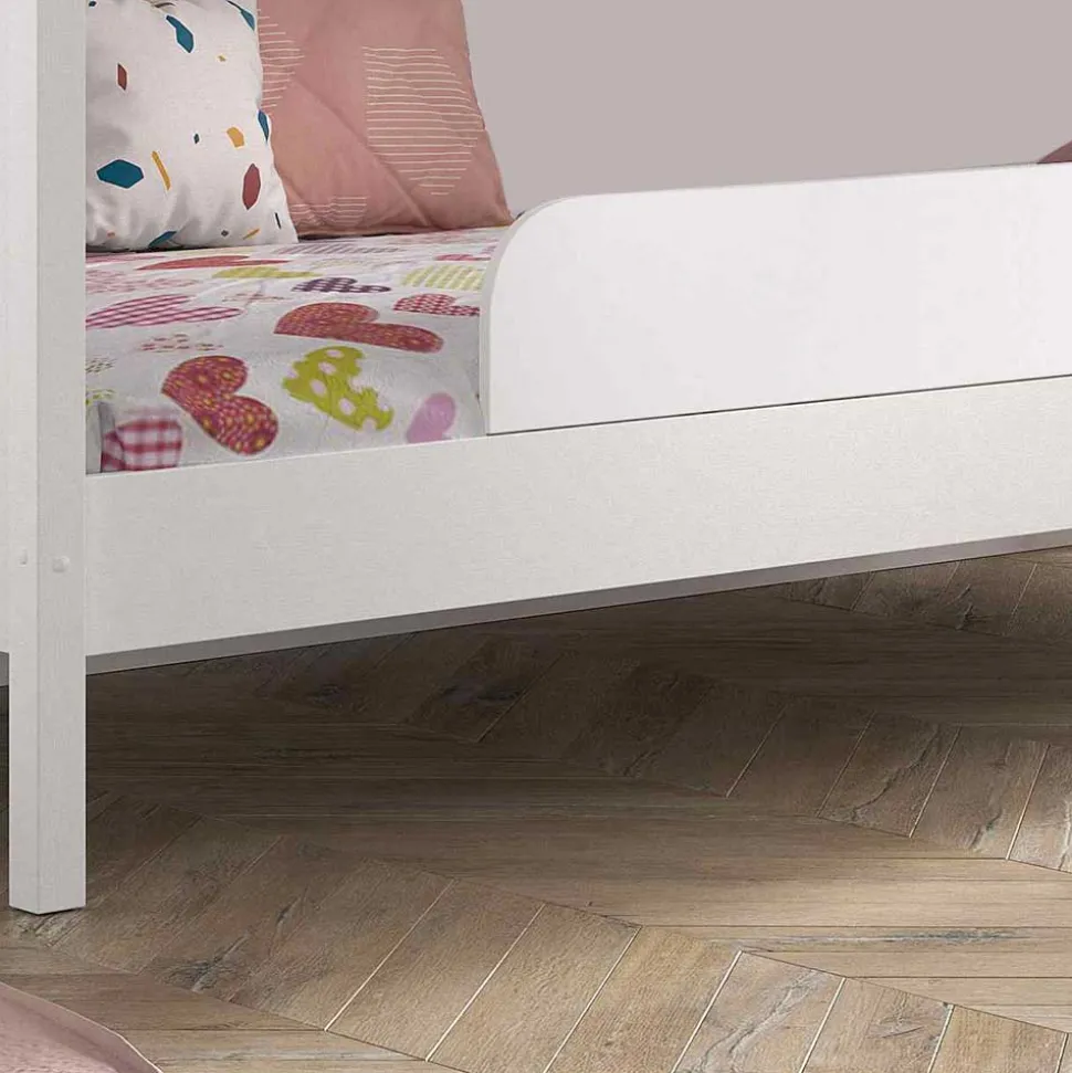 Kinder Hausbett in Weiß - Grandory