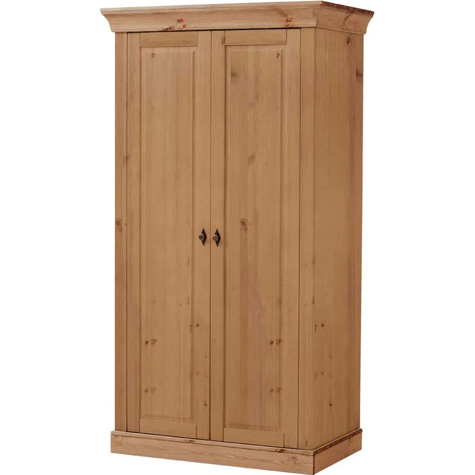 Kinder Kleiderschrank in Kiefer Laugefarben - Piatra