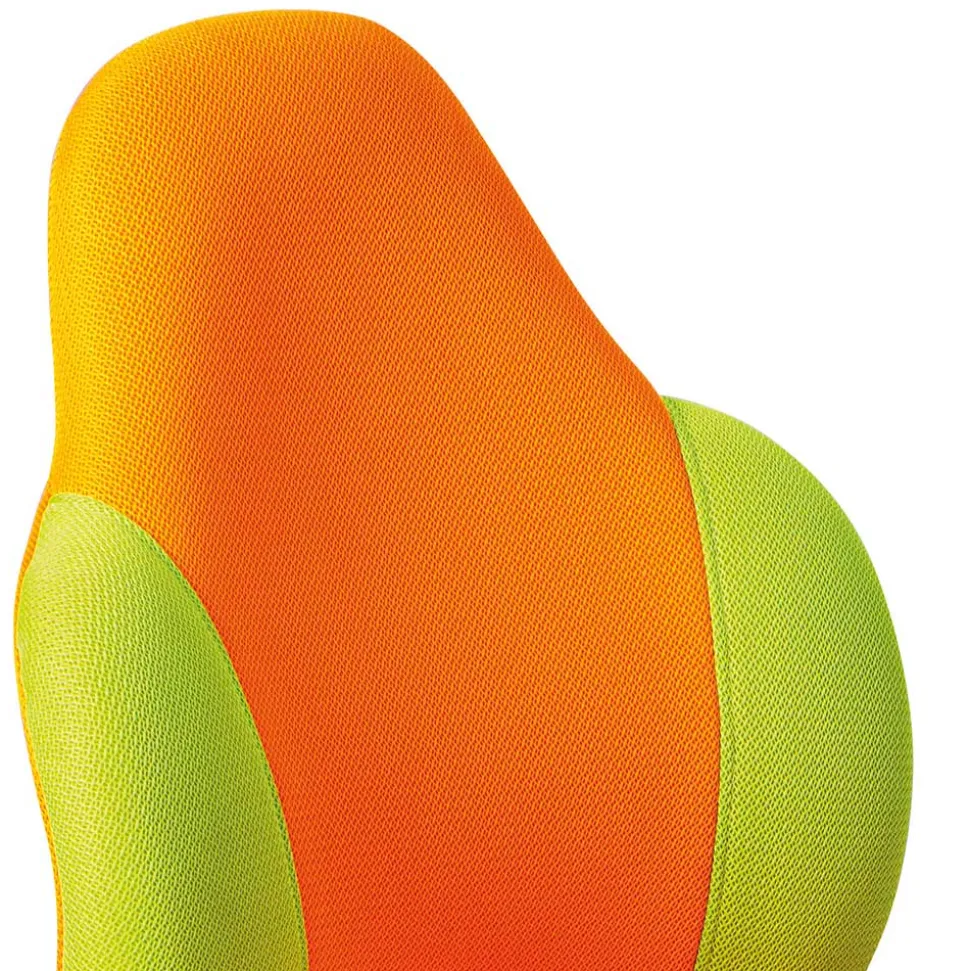 Kinder Schreibtischstuhl in Orange & Hellgrün - Humitas