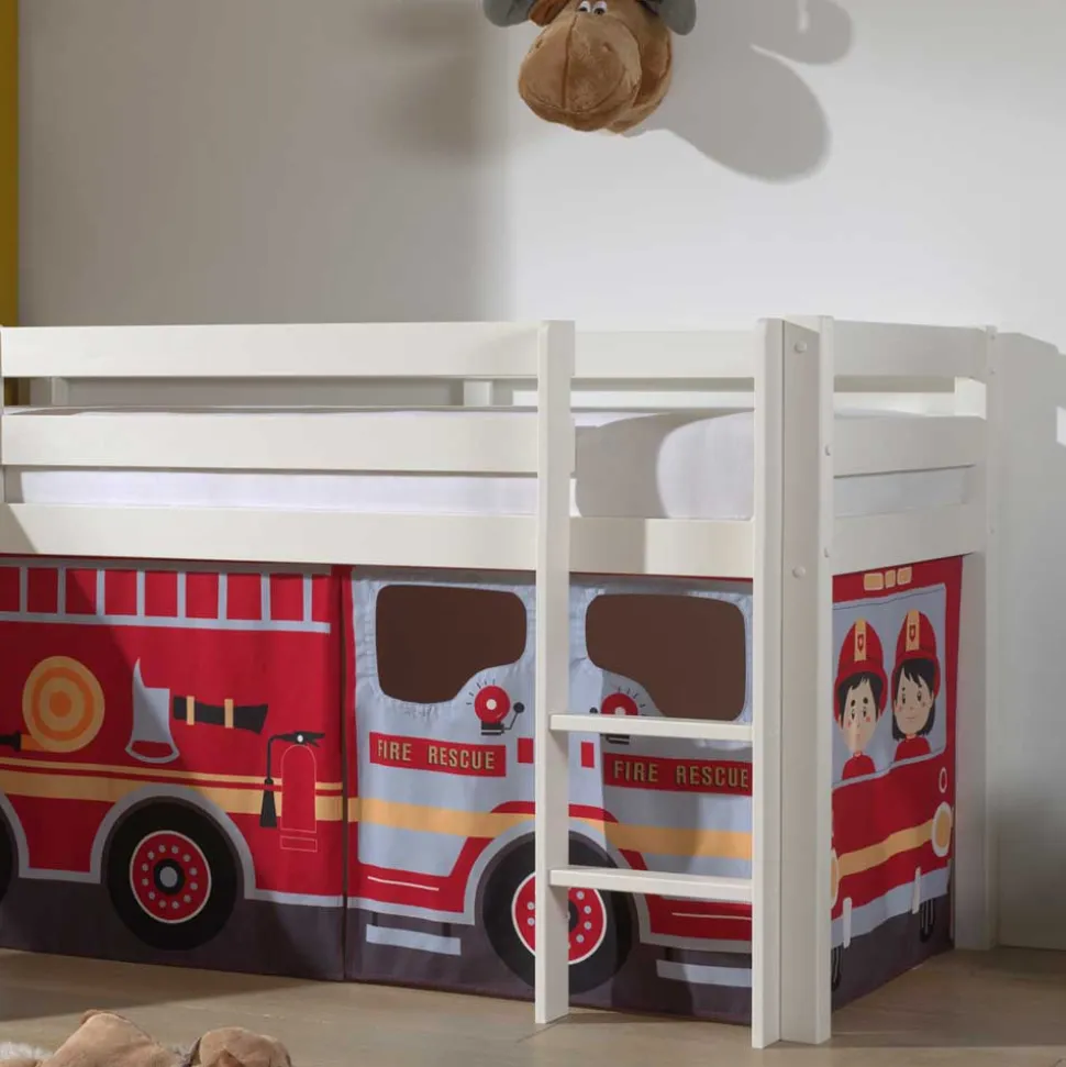 Kinder Spielbett Hochbett Feuerwehr - Tyago