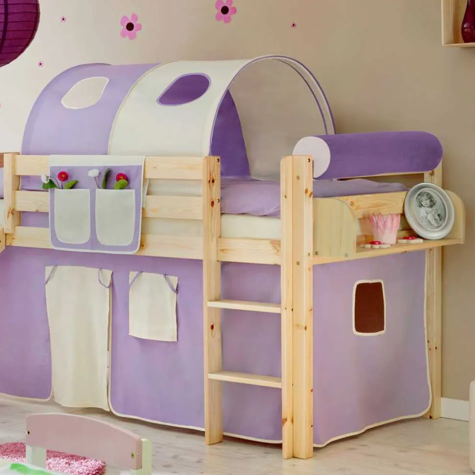 Kinderbett Megena mit Tunnel