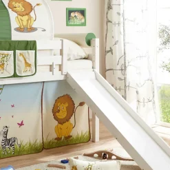 Kinderbett Siorodo mit Rutsche