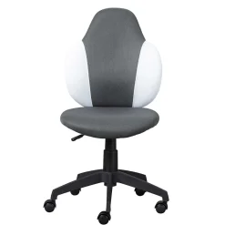 Kinderdrehstuhl in Dunkelgrau & Weiß - Macress