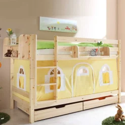 Kinderetagenbett Nikosai in Gelb