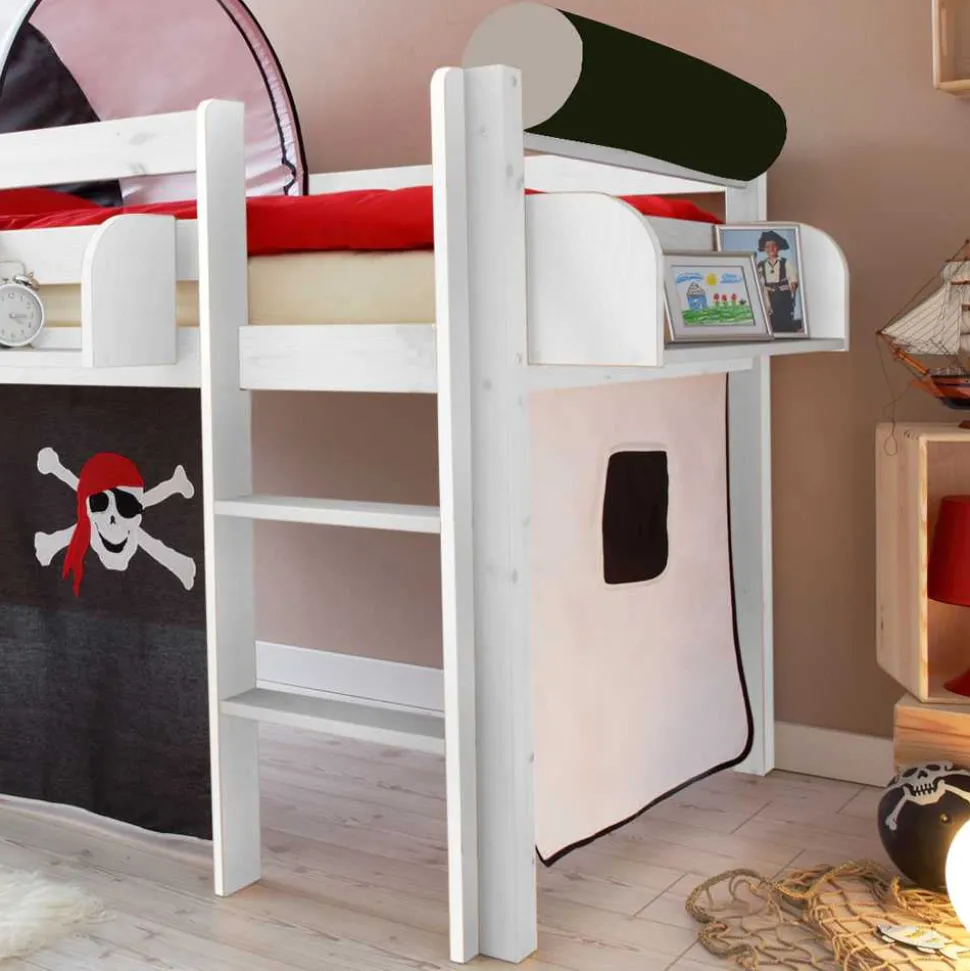 Kinderhochbett Badetta im Piraten Design