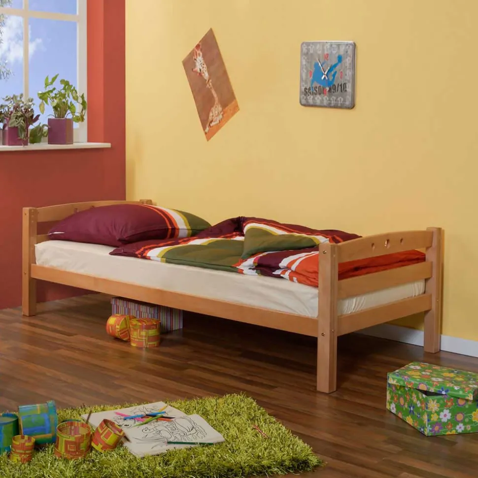 Kinderhochbett Galazo aus Buche Massivholz