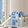 Kinderhochbett Lalverma mit Rutsche