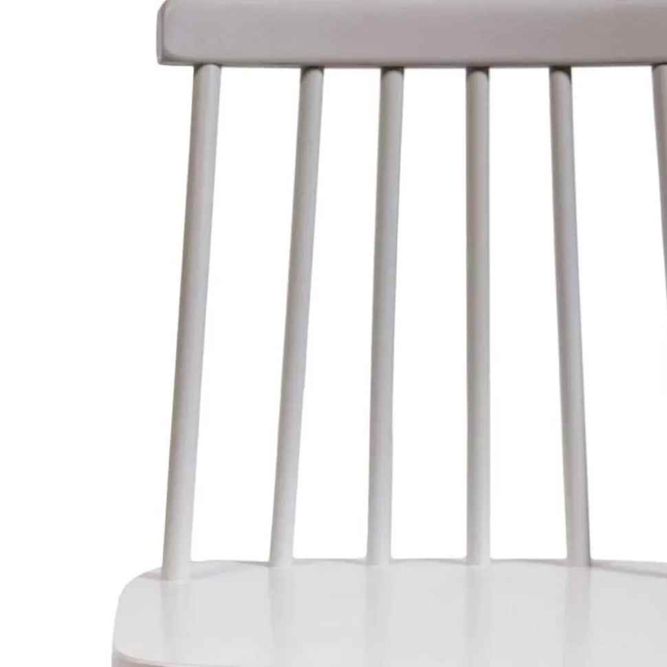 Kinderstühle in Weiß und Natur - Metony (2er Set)