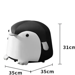 Kinderzimmer Hocker Pinguin in Rosa - Geordi