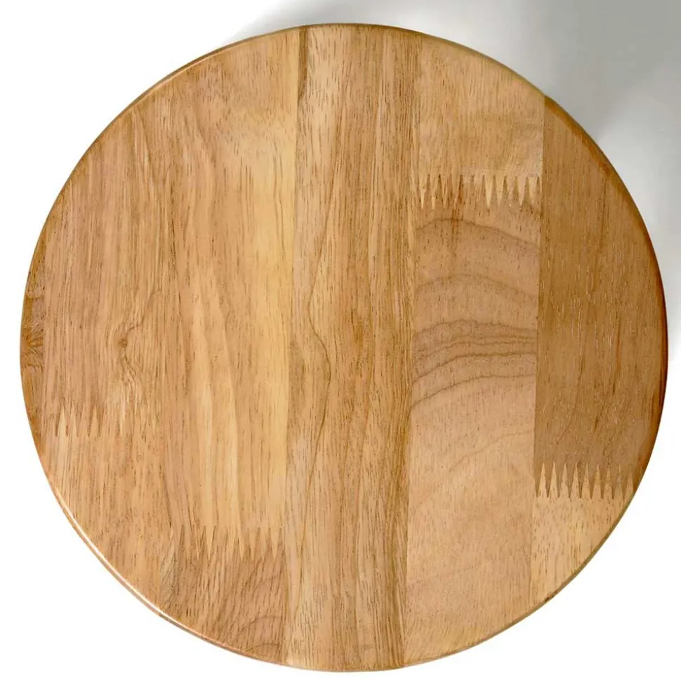 Kinderzimmer Holzhocker aus Gummibaum - Ivano