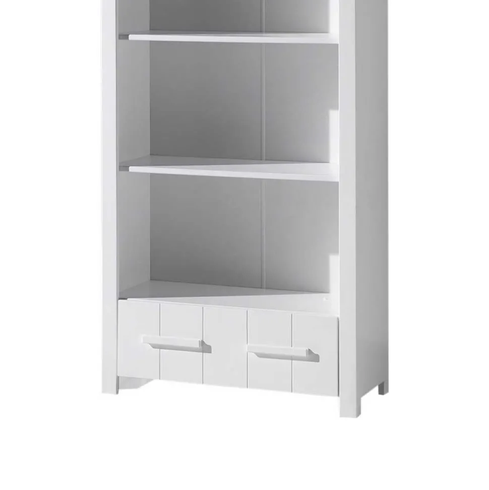 Kinderzimmer Kompletteinrichtung in Weiß - Ellen (fünfteilig)