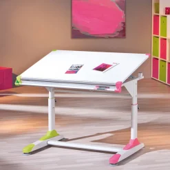 Kinderzimmer Schreibtisch Pricenta in Weiß