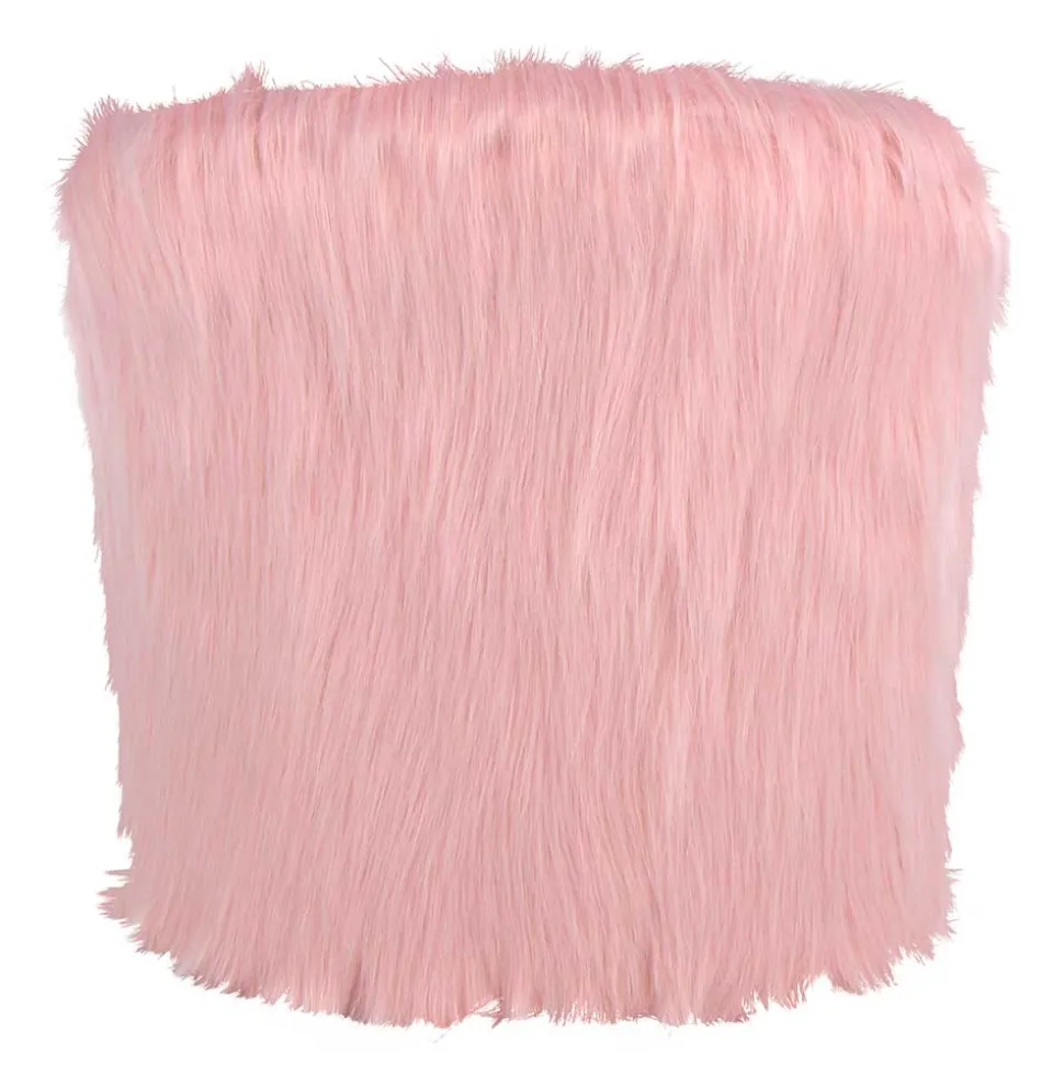 Kinderzimmer Sessel in Rosa Kunstfellbezug - Leonid