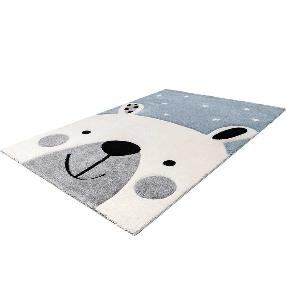 Kinderzimmer-Teppich mit Eisbär Motiv - Beaching