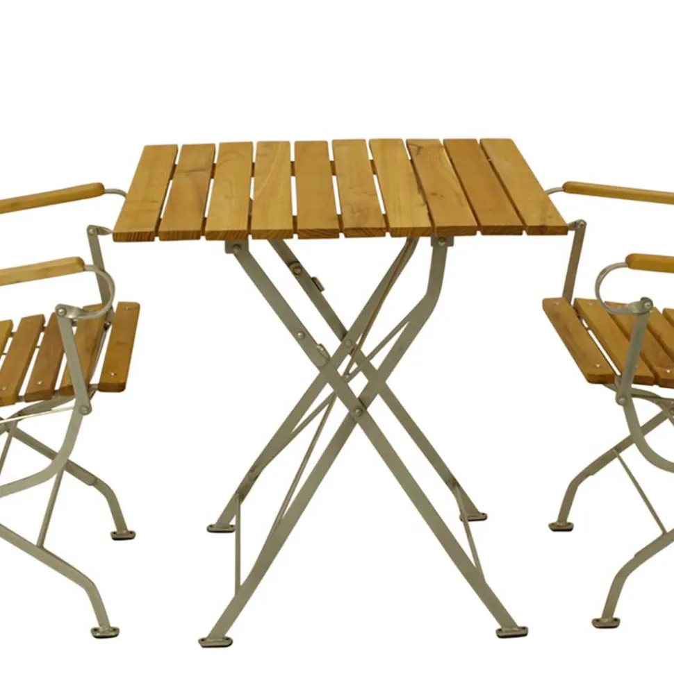 Klappbare Gartengruppe aus Robinie - Valdiza (dreiteilig)