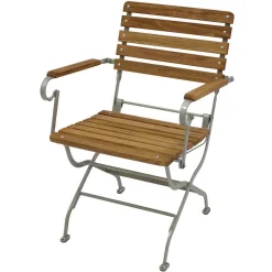 Klappbare Gartengruppe aus Robinie - Valdiza (dreiteilig)