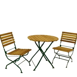 Klappbare Gartenmöbel aus Robinie - Capua (dreiteilig)