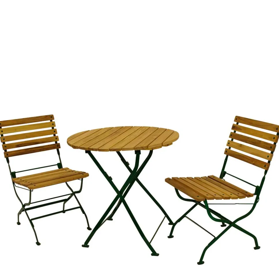 Klappbare Gartenmöbel aus Robinie - Capua (dreiteilig)