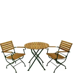 Klappbarer Balkontisch mit Klappstühlen - Socavo (dreiteilig)